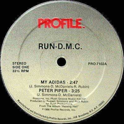 Run-DMC - My Adidas (VINYL 12" SINGLE) | Mint (M) Generic-Music History