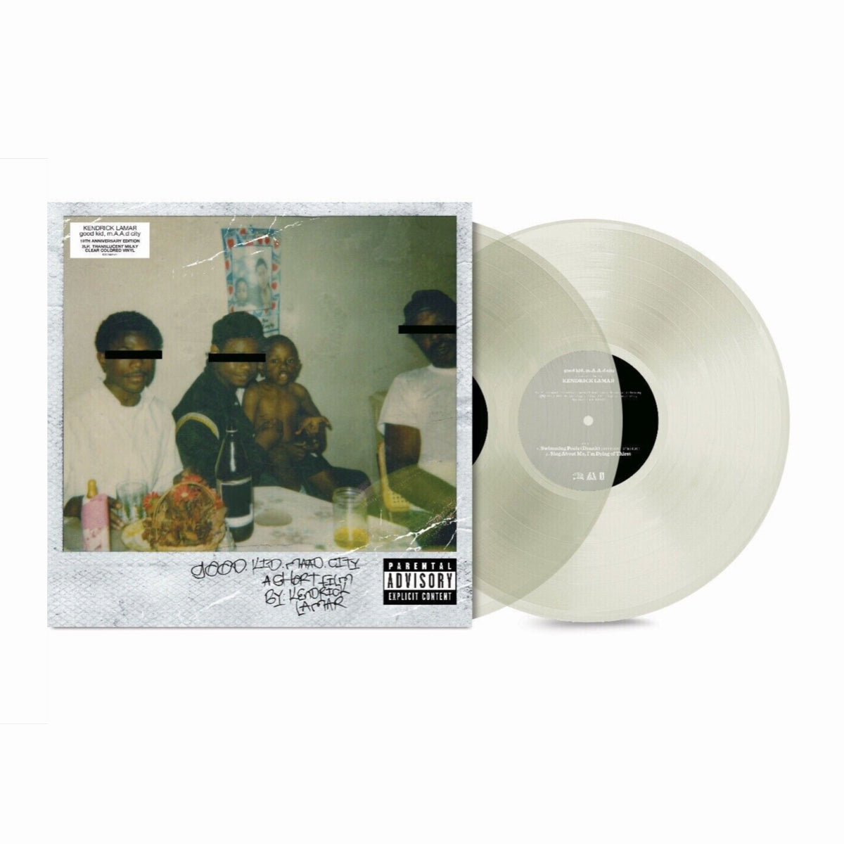 Kendrick Lamar - good kid, m.A.A.d City: 10th Anniversary (MILKY CLEAR VINYL) | Mint (M) Mint (M)-Music History