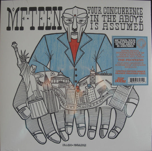 The Pro-Teens (2) - MF TEEN: Your Concurrence In The Above Is Assumed (OPAQUE ORANGE VINYL) | Mint (M) Mint (M)-Music History