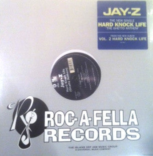 Jay-Z - Hard Knock Life 'The Ghetto Anthem' (VINYL 12" SINGLE ROC-A-FELLA DEF 285-2 1998) | Near Mint- (NM-) Excellent (EX)-Music History