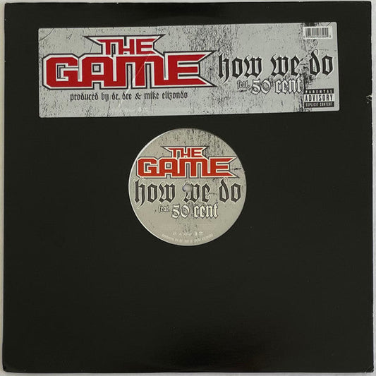 The GameFeat. 50 Cent - How We Do (VINYL 12" INTERSCOPE B0003913-11 2004) | USED Near Mint (NM or M-) Excellent+ (EX+)-Music History