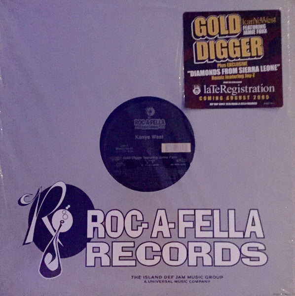 Kanye West - Gold Digger (VINYL 12" ROC-A-FELLA B0005118-11 2005) | Near Mint (NM or M-) Near Mint (NM)-Music History