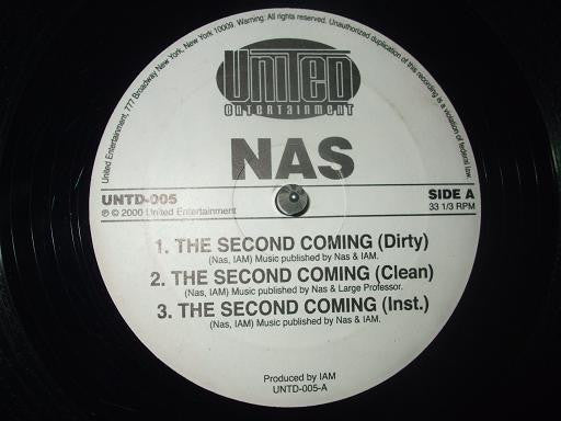Nas - The Second Coming / We Live This | Near Mint (NM) Generic-Music History