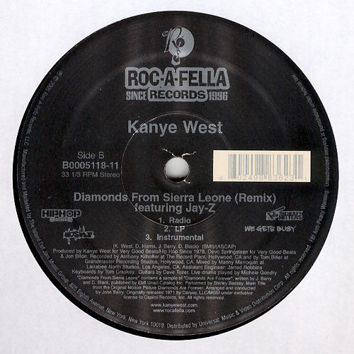 Kanye West - Gold Digger (VINYL 12" ROC-A-FELLA B0005118-11 2005) | Near Mint (NM or M-) Near Mint (NM)-Music History