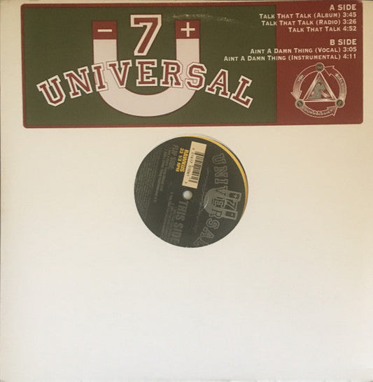 7 Universal - Talk That Talk / Aint A Damn Thing (VINYL) | Near Mint (NM) Generic-Music History