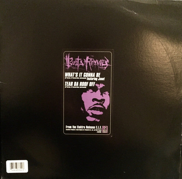 Busta Rhymes - What's It Gonna Be?! / Tear Da Roof Off ( 12" VINYL) | Near Mint (NM) Excellent+ (EX+)-Music History