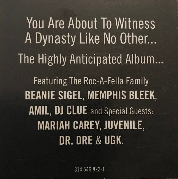 Jay-Z - Vol. 3... Life And Times Of S. Carter (VINYL LP *RECORD 1 ONLY* DEF JAM 2000 314 546 822-1 1999) | Very Good Plus (VG+) Generic-Music History