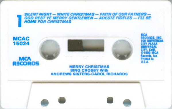 Bing Crosby - Merry Christmas *CASSETTE* | Near Mint (NM) Near Mint (NM)-Music History