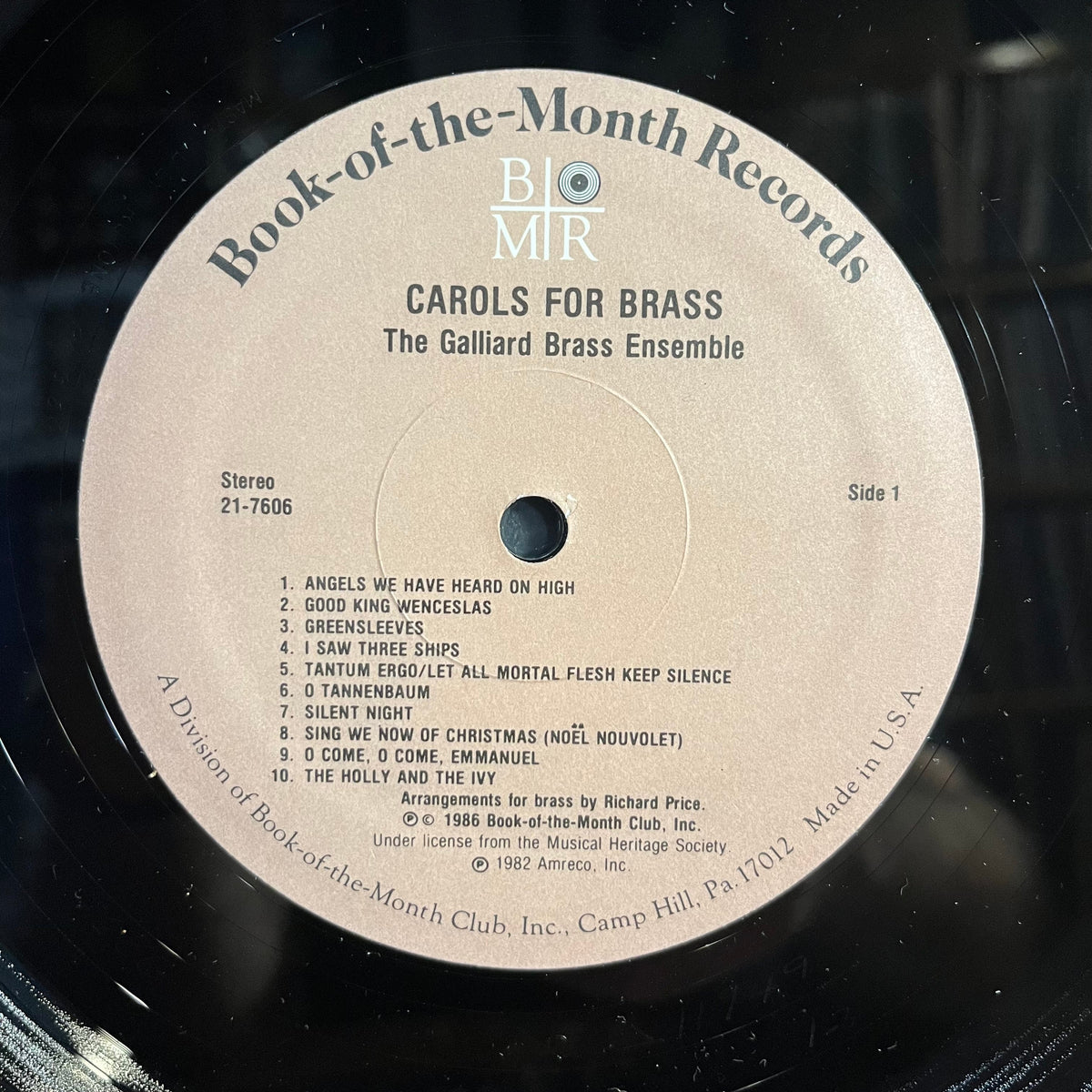 The Galliard Brass - Carols For Brass (3xLP BOX) | Near Mint (NM) Near Mint (NM)-Music History