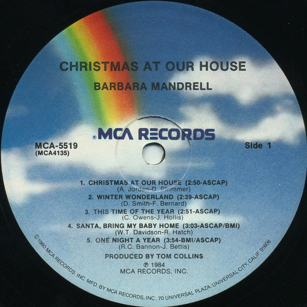 Barbara Mandrell - Christmas At Our House (VINYL) | Near Mint (NM or M-) Near Mint (NM)-Music History