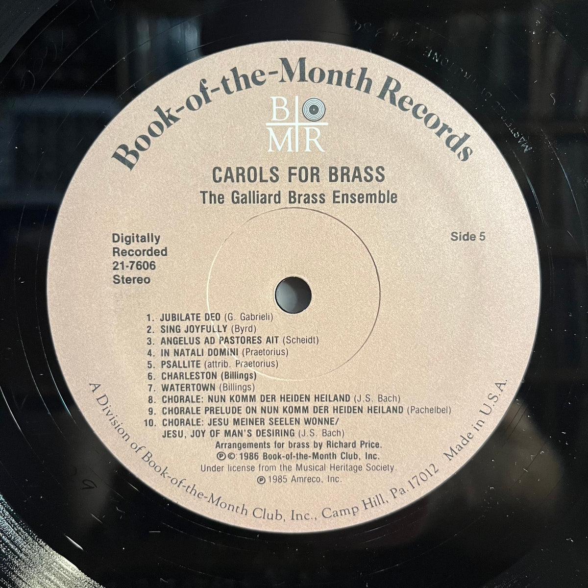 The Galliard Brass - Carols For Brass (3xLP BOX) | Near Mint (NM) Near Mint (NM)-Music History