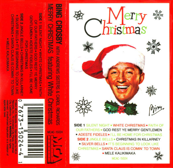 Bing Crosby - Merry Christmas *CASSETTE* | Near Mint (NM) Near Mint (NM)-Music History