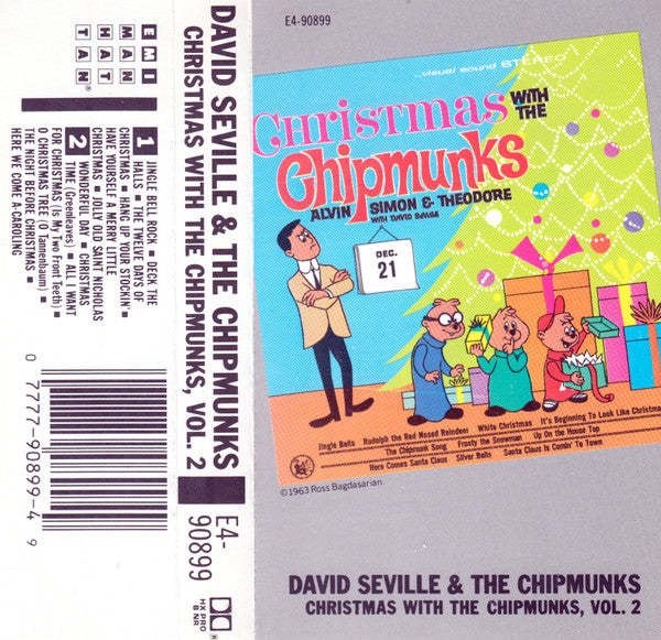David Seville - Christmas With The Chipmunks, Vol. 2 *CASSETTE* | Near Mint (NM) Very Good (VG)-Music History