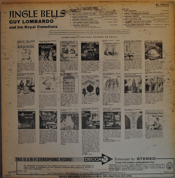 Guy Lombardo And His Royal Canadians - Jingle Bells | Near Mint (NM) Near Mint (NM)-Music History