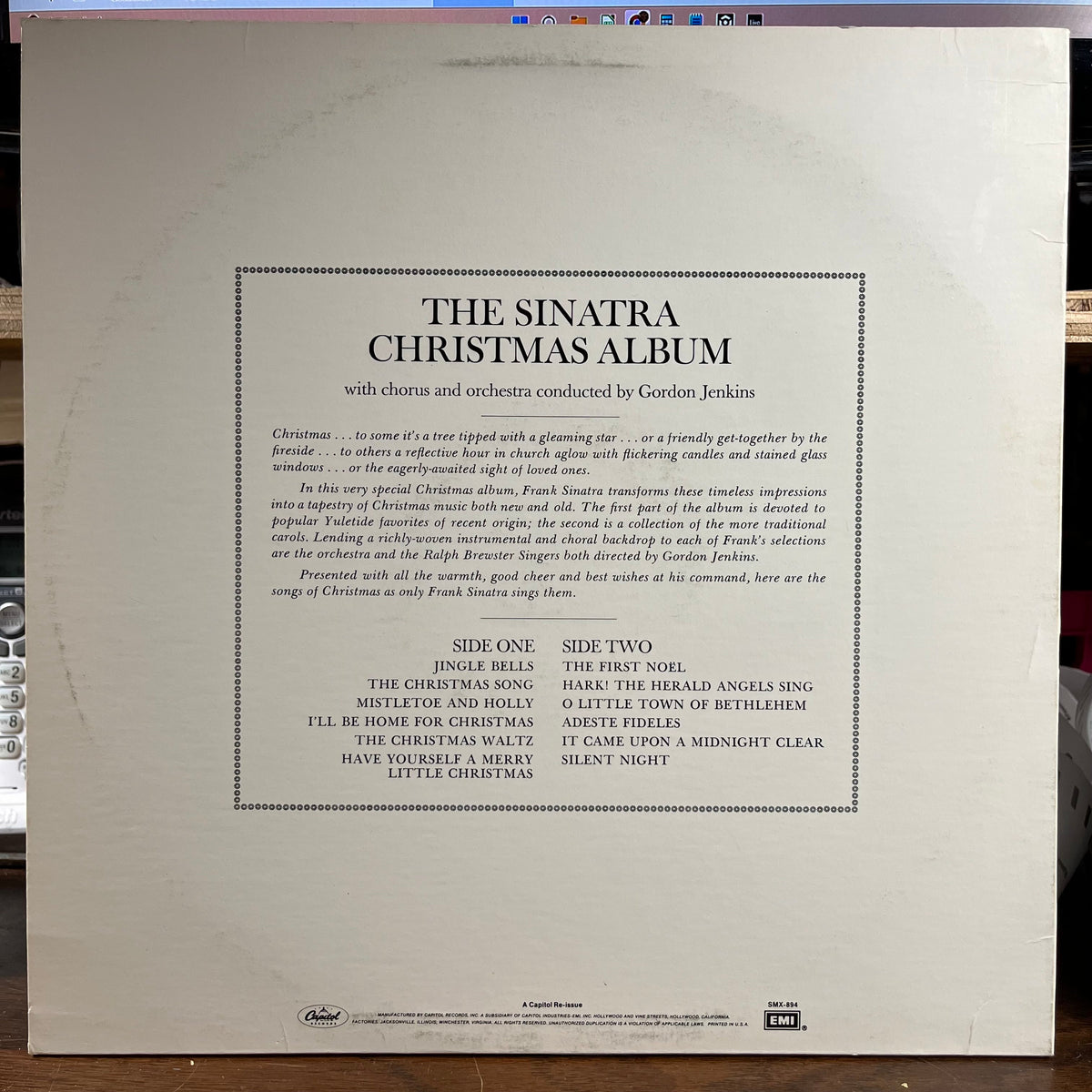 Frank Sinatra - The Sinatra Christmas Album (VINYL) | Near Mint (NM) Near Mint- (NM-)-Music History