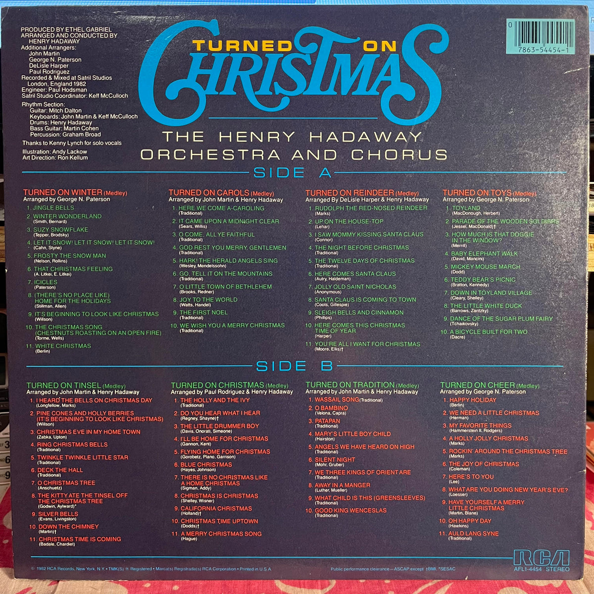 The Henry Hadaway Orchestra And Chorus - Turned On Christmas | Near Mint (NM) Near Mint (NM)-Music History