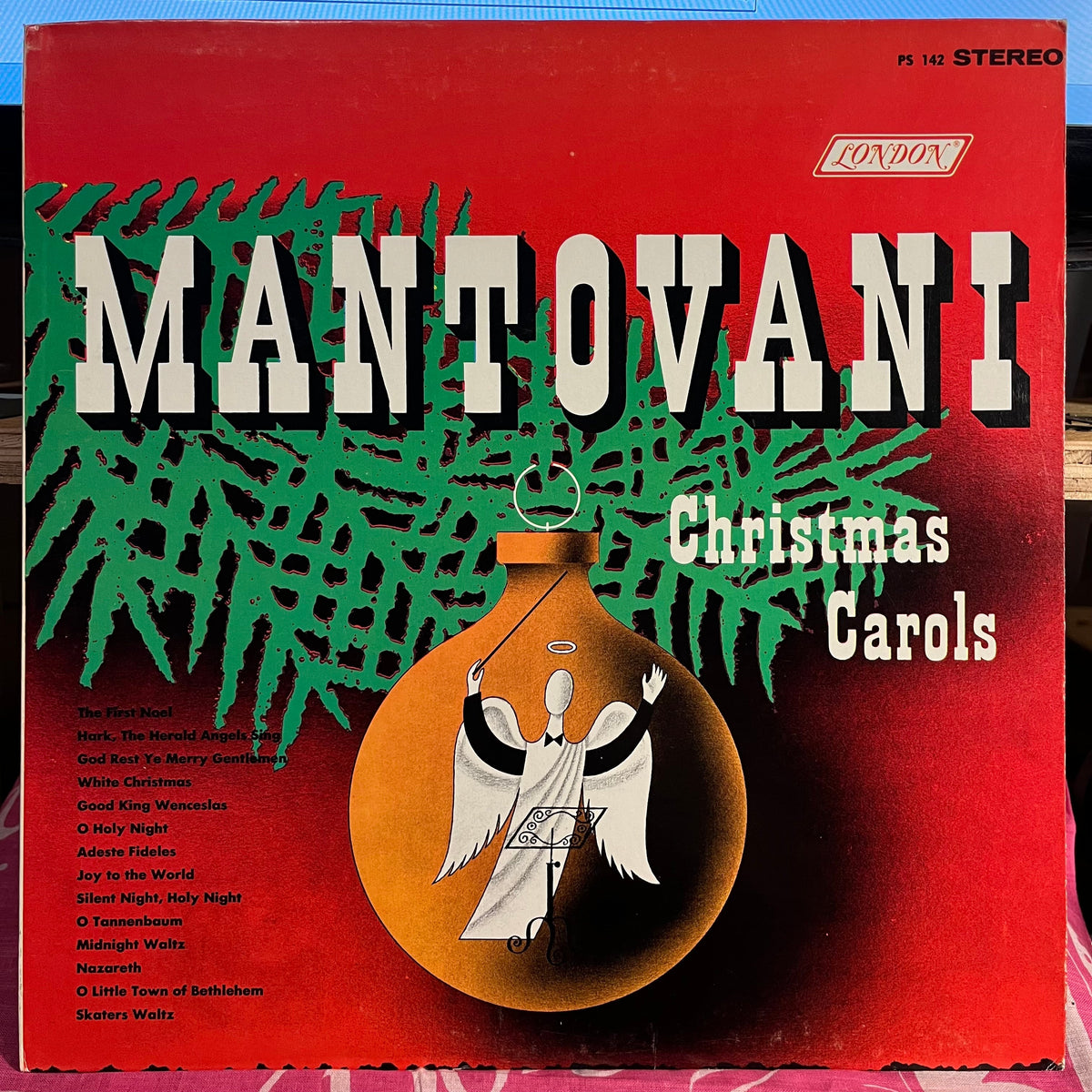 Mantovani And His Orchestra - Christmas Carols *CLUB* | Near Mint (NM) Very Good Plus (VG+)-Music History