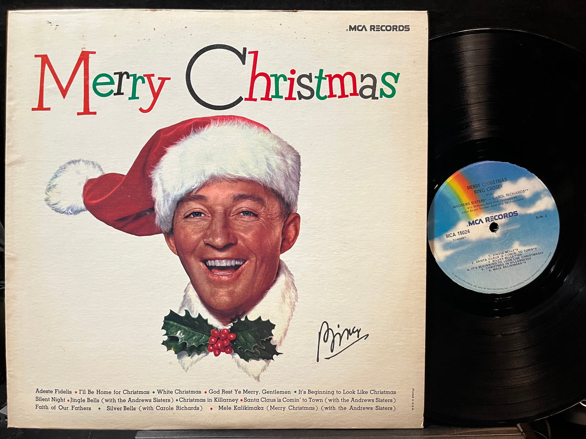 Bing Crosby - Merry Christmas (VINYL LP MCA MCA 15024 1980) | USED Very Good (VG) Very Good Plus Plus (VG++)-Music History
