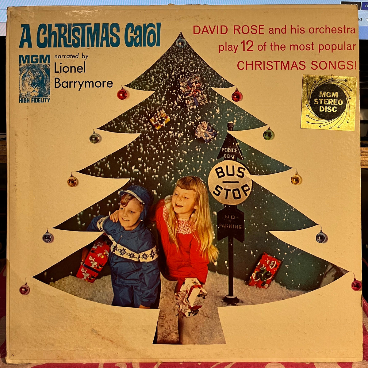 Lionel Barrymore, David Rose & His Orchestra - A Christmas Carol | Very Good (VG) Very Good Plus (VG+)-Music History