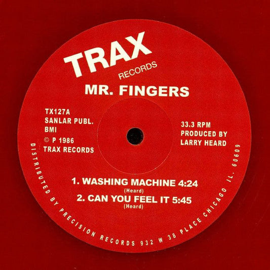 Mr. Fingers Washing Machine / Can You Feel It 12" Mint (M) Generic-Music History