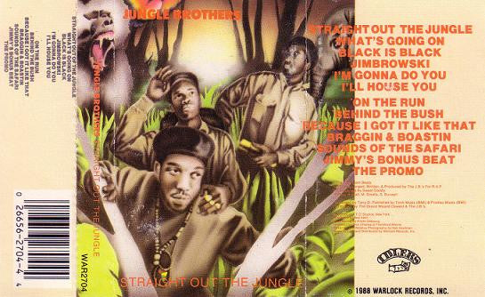 Jungle Brothers - Straight Out The Jungle *CASSETTE* | Near Mint (NM) Near Mint (NM)-Music History
