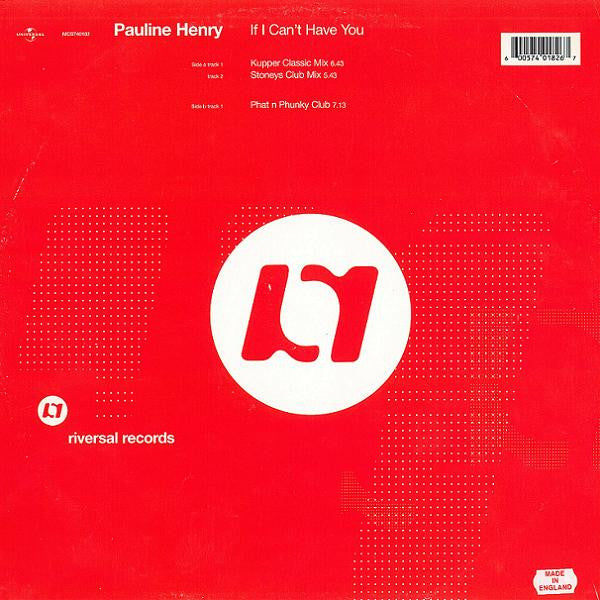 Pauline Henry - If I Can't Have You | Near Mint (NM) Near Mint (NM)-Music History