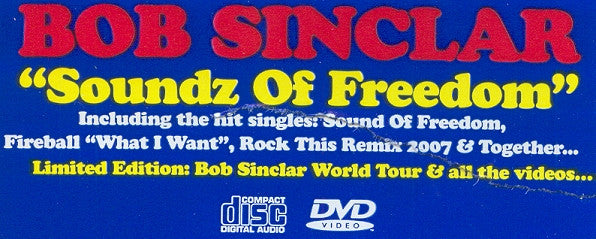 Bob Sinclar - Soundz Of Freedom (My Ultimate Summer Of Love Mix) (CD&DVD) | Near Mint (NM) Near Mint (NM)-Music History
