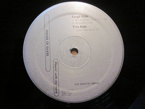 House Of Glass - Playin' With My Mind | Near Mint (NM) Very Good Plus (VG+)-Music History