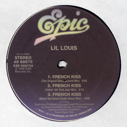 French Kiss | Mint (M) Generic-Music History