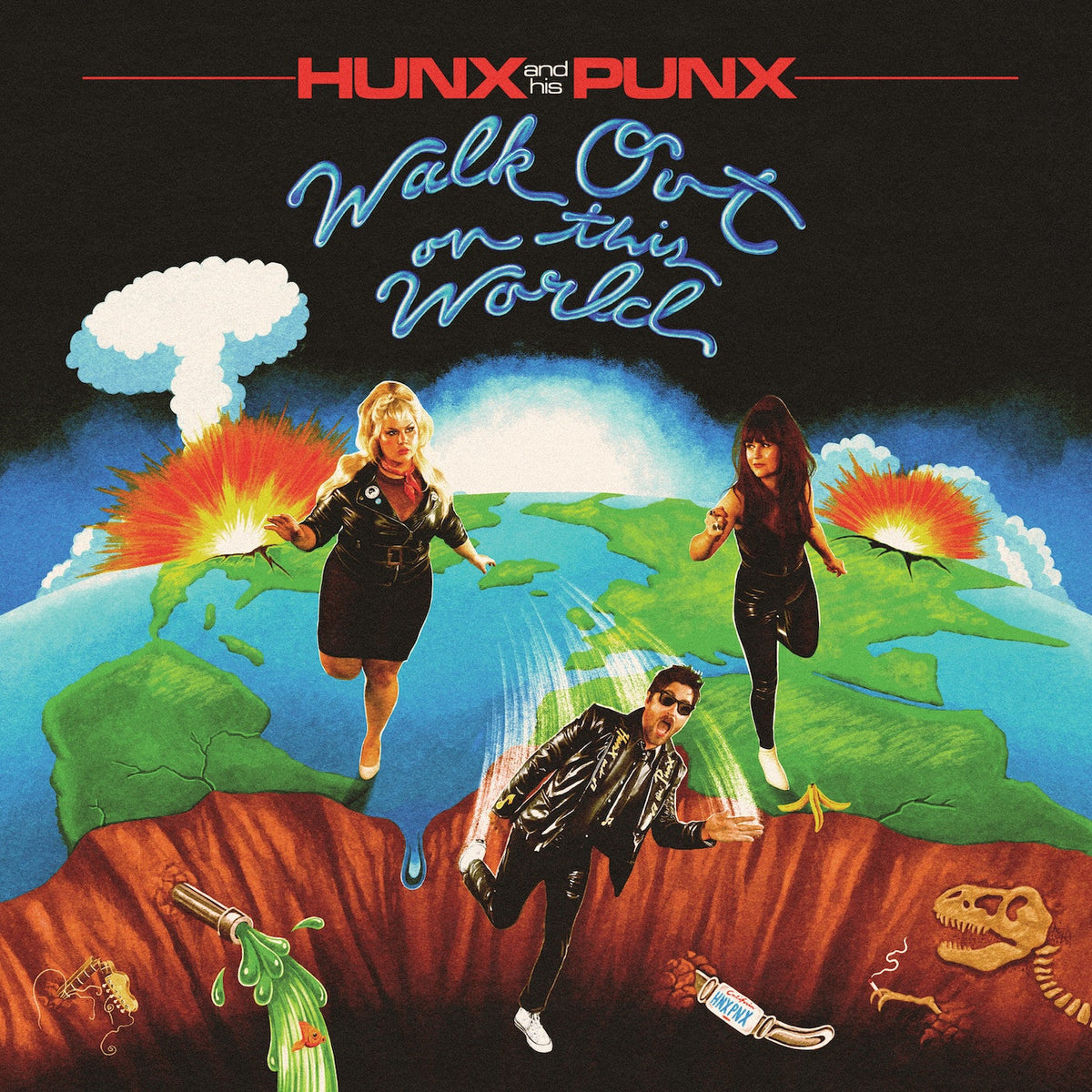 Hunx And His Punx - Walk Out On This World (PREORDER 08/22/2025) (Opaque Apple Red Vinyl) | Mint (M) Mint (M)-Music History