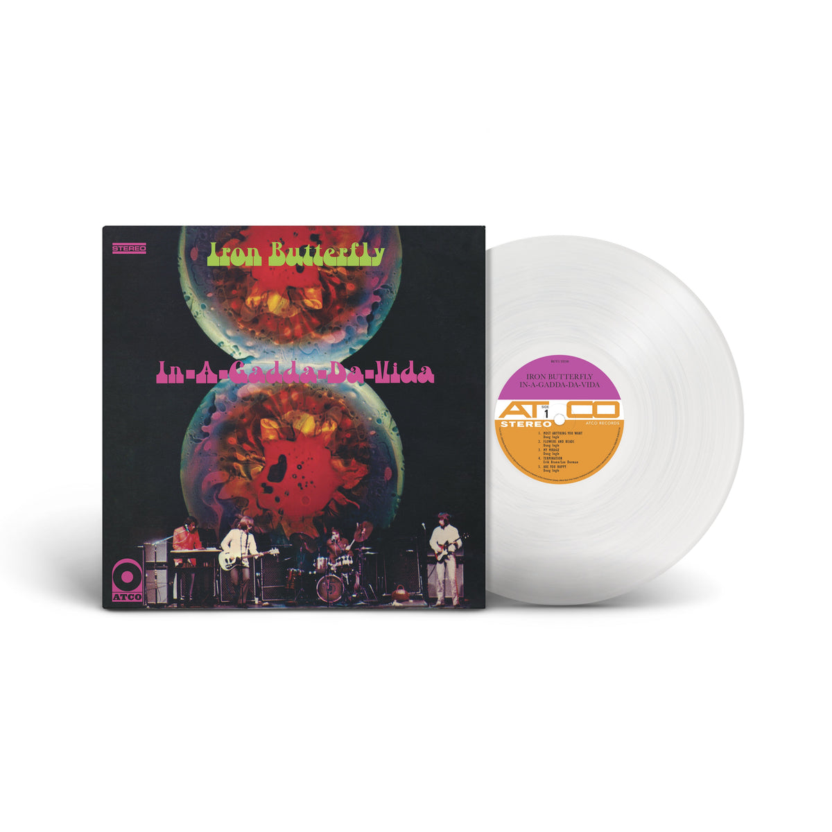 Iron Butterfly - In-A-Gadda-Da-VIn-A-Gadda-Da-Vida (ROCKTOBER Clear Vinyl) ida (ROCKTOBER / ATL75) (Crystal Clear Diamond Vinyl) | Mint (M) Mint (M)-Music History
