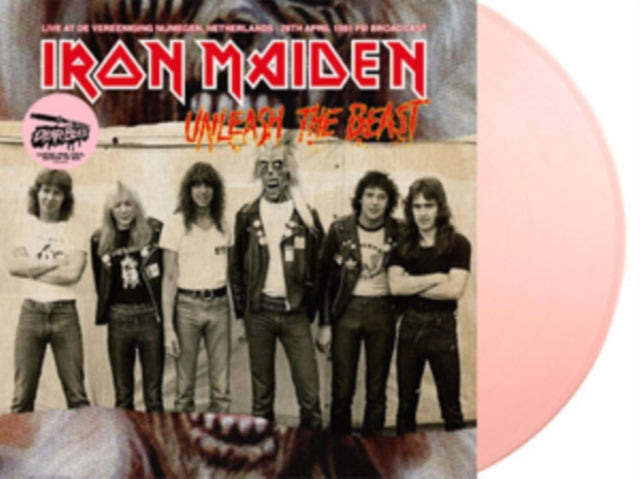 Iron Maiden - Unleash The Beast: Live At De Vereeniging Nijmegen, Netherlands 28th April 1981 FM Broadcast (Limited Edition, Pink Vinyl) [Import] | Mint (M) Mint (M)-Music History