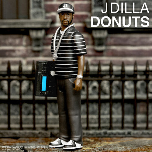 J Dilla - Super7 - J Dilla - ReAction Figures Wv1 - J Dilla (Donuts - Smile Album Cover) (Collectible, Action Figure) |-Music History