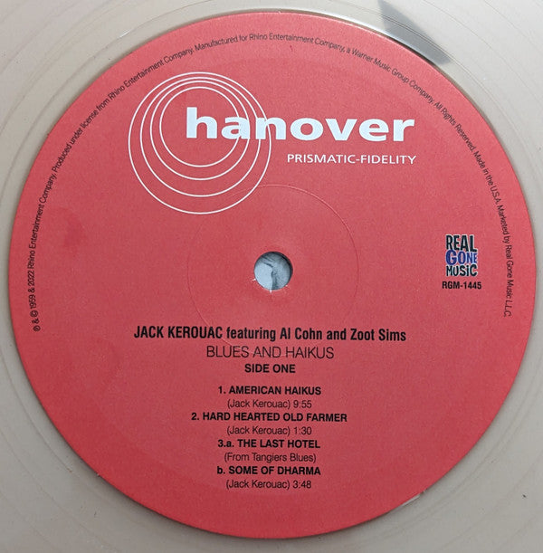 Jack Kerouac Featuring Al Cohn And Zoot Sims - Blues And Haikus | Mint (M) Mint (M)-Music History