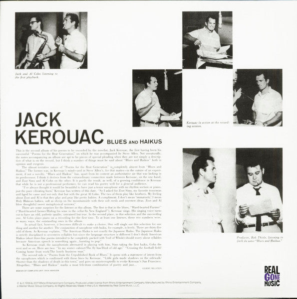 Jack Kerouac Featuring Al Cohn And Zoot Sims - Blues And Haikus | Mint (M) Mint (M)-Music History