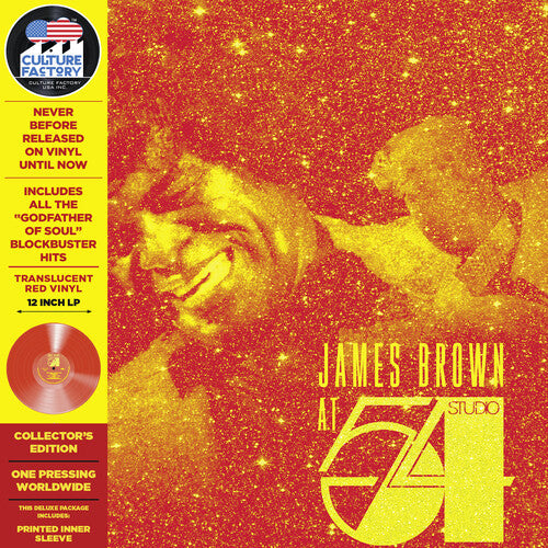 James Brown - At Studio 54 New York City (Colored Vinyl, Deluxe Edition, Limited Edition, Red, Remastered) |-Music History