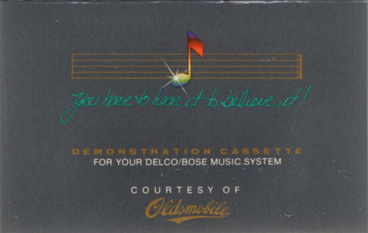 Various - Delco / Bose Music System Demonstration Cassette | Near Mint (NM) Near Mint (NM)-Music History