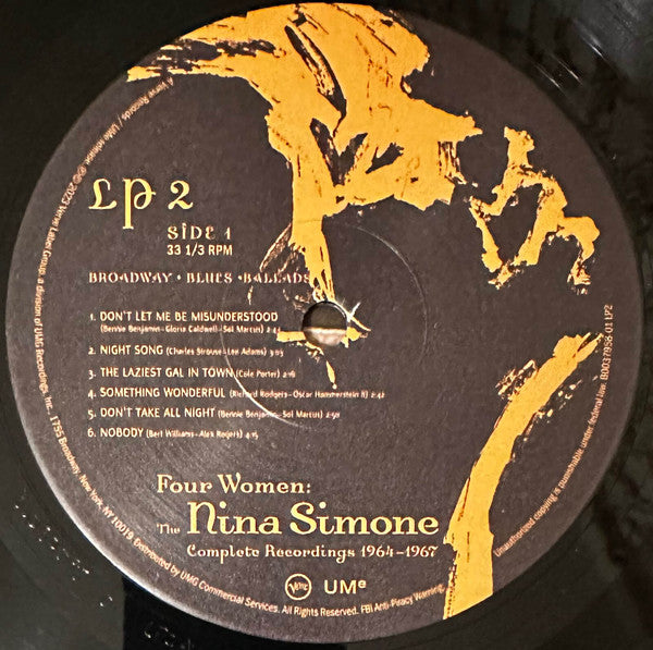 Nina Simone - Four Women: The Nina Simone Complete Recordings 1964-1967 (VINYL 4xLP Verve B0037958-01) |-Music History