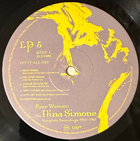 Nina Simone - Four Women: The Nina Simone Complete Recordings 1964-1967 (VINYL 4xLP Verve B0037958-01) |-Music History
