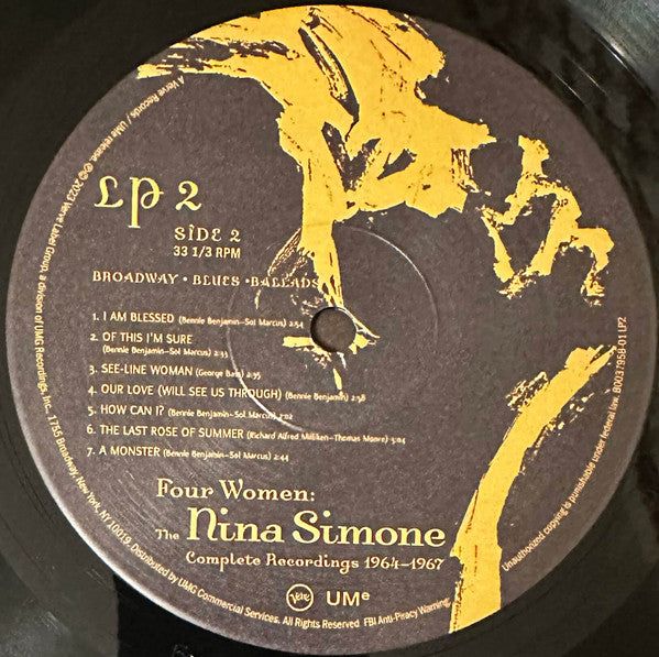 Nina Simone - Four Women: The Nina Simone Complete Recordings 1964-1967 (VINYL 4xLP Verve B0037958-01) |-Music History