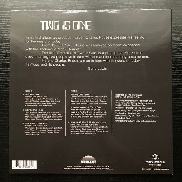 Two Is One (VINYL) |-Music History