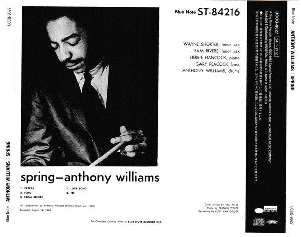 Anthony Williams - Spring | Mint (M) Mint (M)-Music History