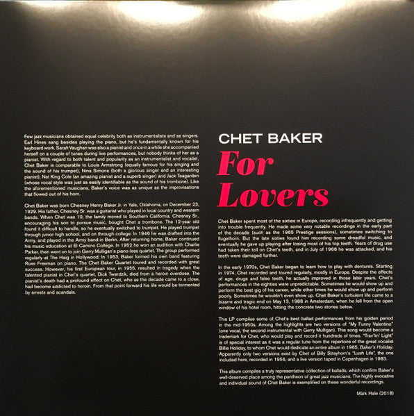 For Lovers (VINYL) |-Music History