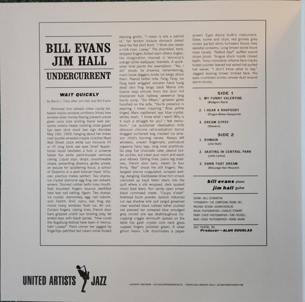 Bill Evans - Undercurrent (VINYL) | Mint (M) Mint (M)-Music History