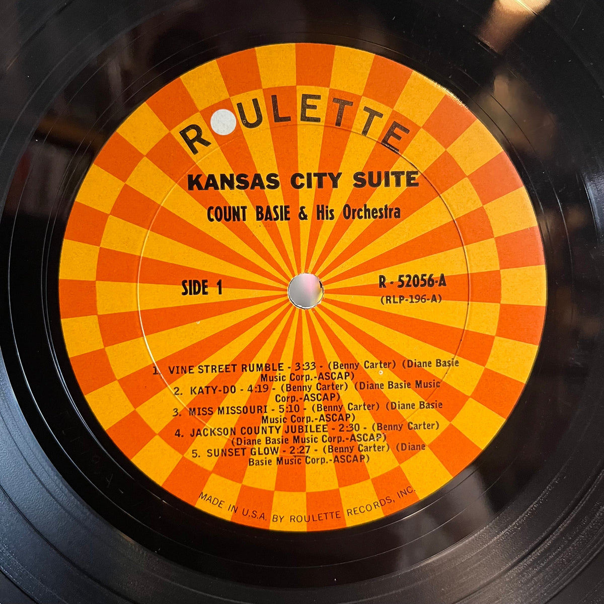 Count Basie Orchestra - Kansas City Suite - The Music Of Benny Carter (LP) | Excellent+ (EX+) Very Good (VG)-Music History