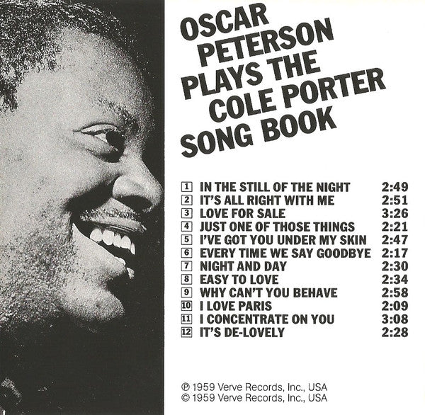 Oscar Peterson - Oscar Peterson Plays The Cole Porter Songbook (CD) | Near Mint- (NM-) Near Mint (NM)-Music History