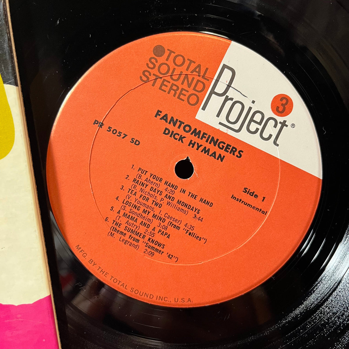 Dick Hyman - Fantomfingers (VINYL LP PROJECT 3 PR 5057 SD 1971) | USED Near Mint- (NM-) Near Mint- (NM-)-Music History