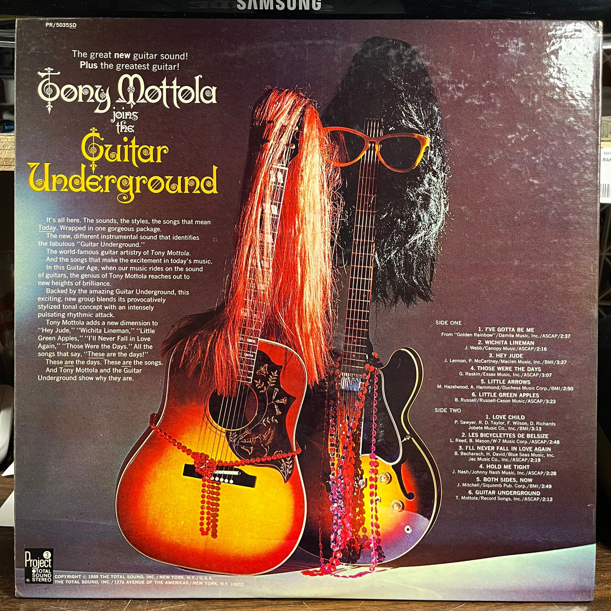 Tony Mottola - Tony Mottola Joins The Guitar Underground (VINYL) | Near Mint- (NM-) Near Mint (NM)-Music History