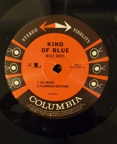 Miles Davis - Kind Of Blue (VINYL LP LEGACY 88697680571) | Near Mint (NM or M-) Near Mint (NM)-Music History