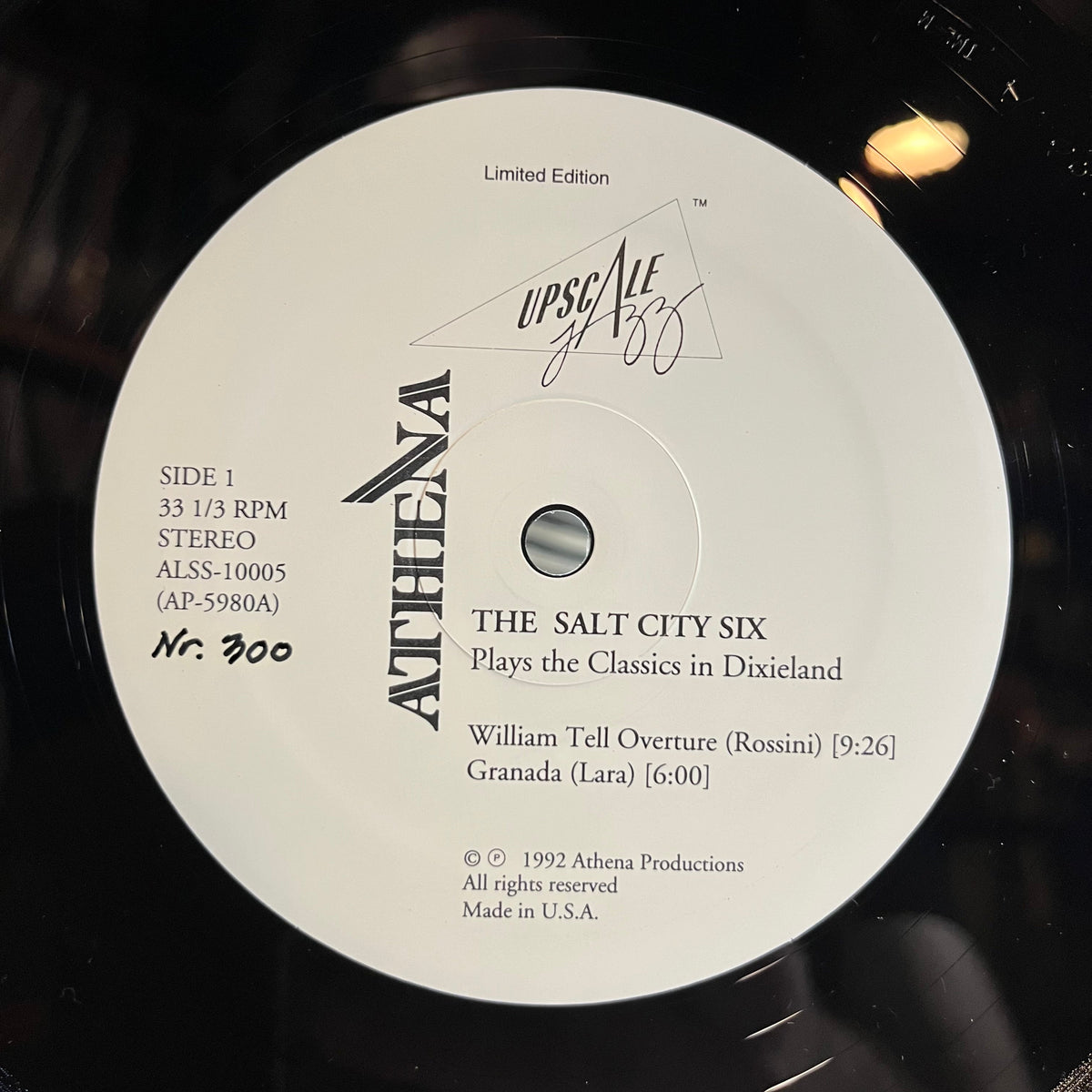 Salt City Six - Salt City Six Plays The Classics In Dixieland (VINYL) | Near Mint (NM) Near Mint (NM)-Music History